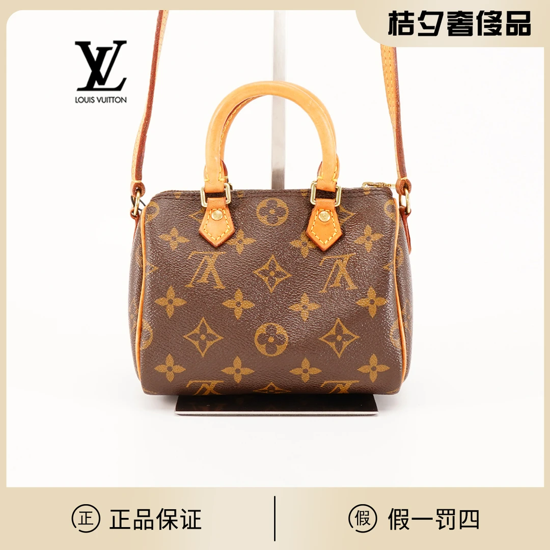 95新 LouisVuitton/路易威登 speedyNano老花包/TS021016
