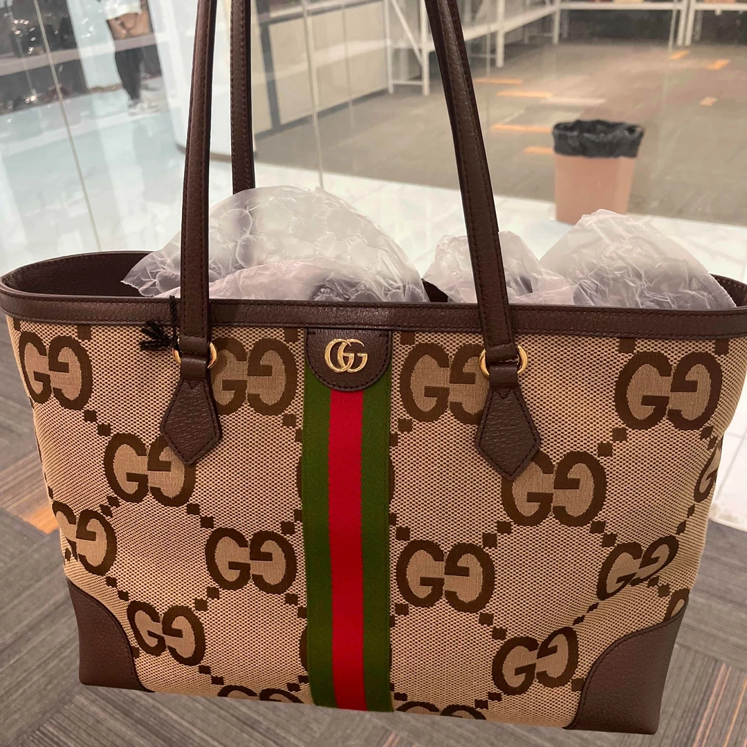 95新 GUCCI/古驰 ophidia托特/B11
