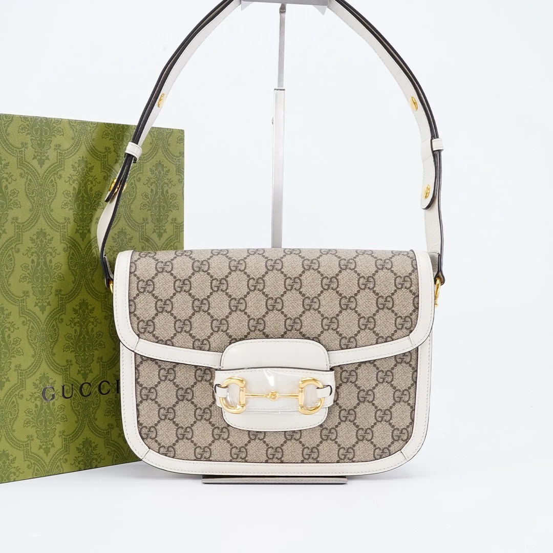 99新 GUCCI/古驰 【一口价】1955包大号白色/BG22011332