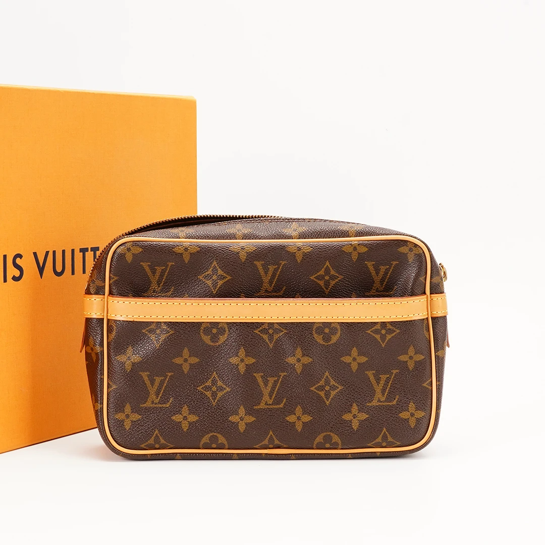 95新 LouisVuitton/路易威登  【桔夕静文】中古手拿包小号/换配皮
