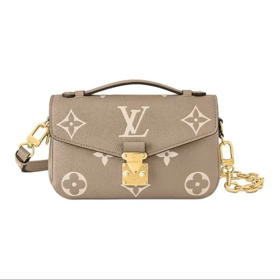 95新 LouisVuitton/路易威登 灰白花粒面邮差包/BGK116410002