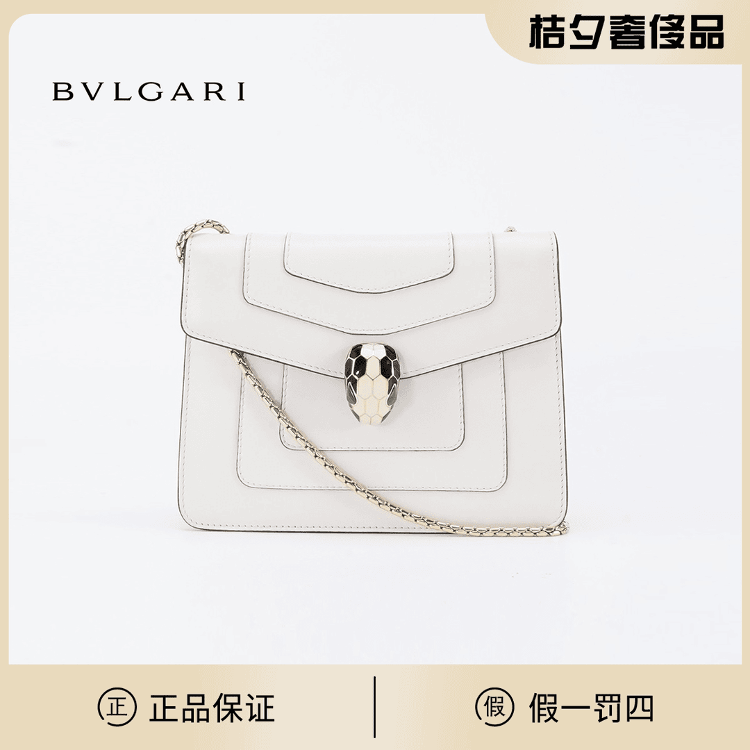 95新 BVLGARI/宝格丽 蛇头链条包小号/BG22011309
