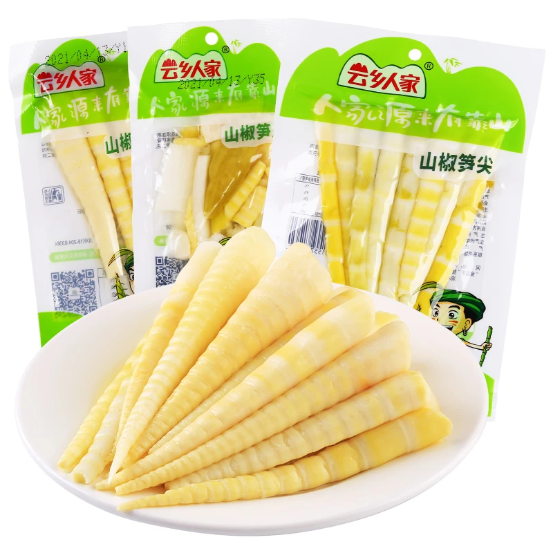 泡椒笋尖小袋辣竹笋脆笋小包装休闲小零食开袋即食脆嫩袋装笋干