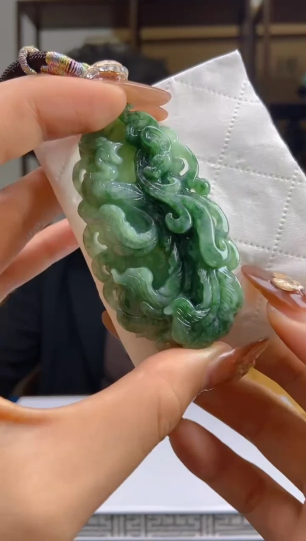 【闪购商品】定制翡翠未镶嵌QQ毛货翡翠XDZ00031