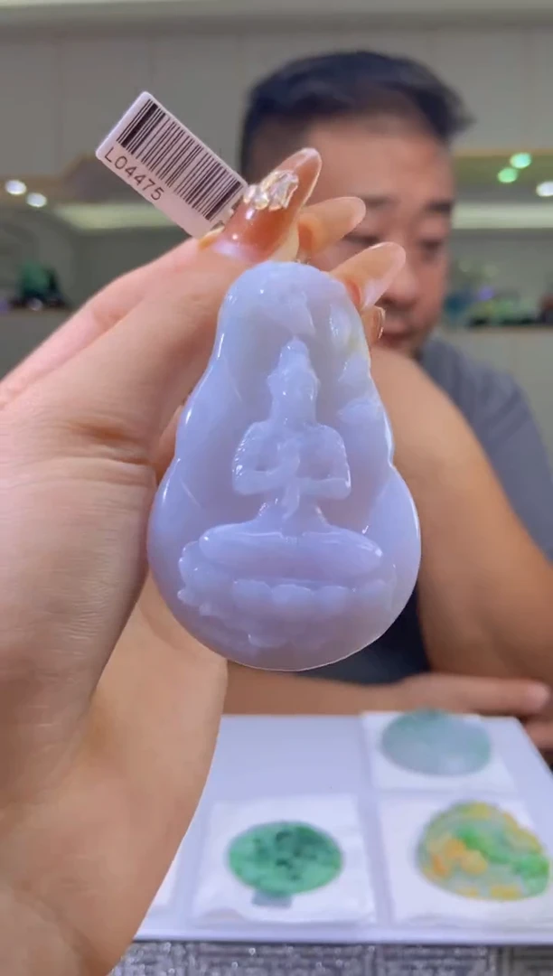 【闪购商品】翡翠颈饰未镶嵌QQ翡翠吊坠DP00073