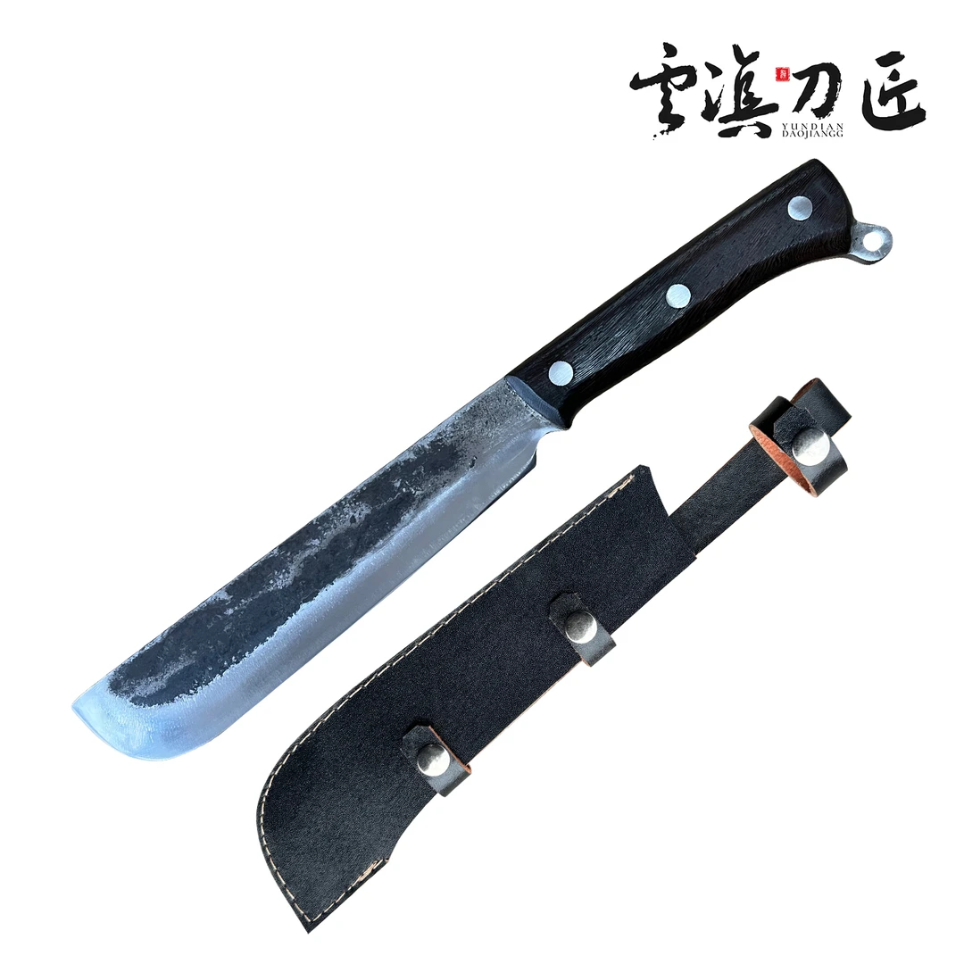 弹簧钢手工一体锻打多功能户外露营野营丛林探险十八柴刀