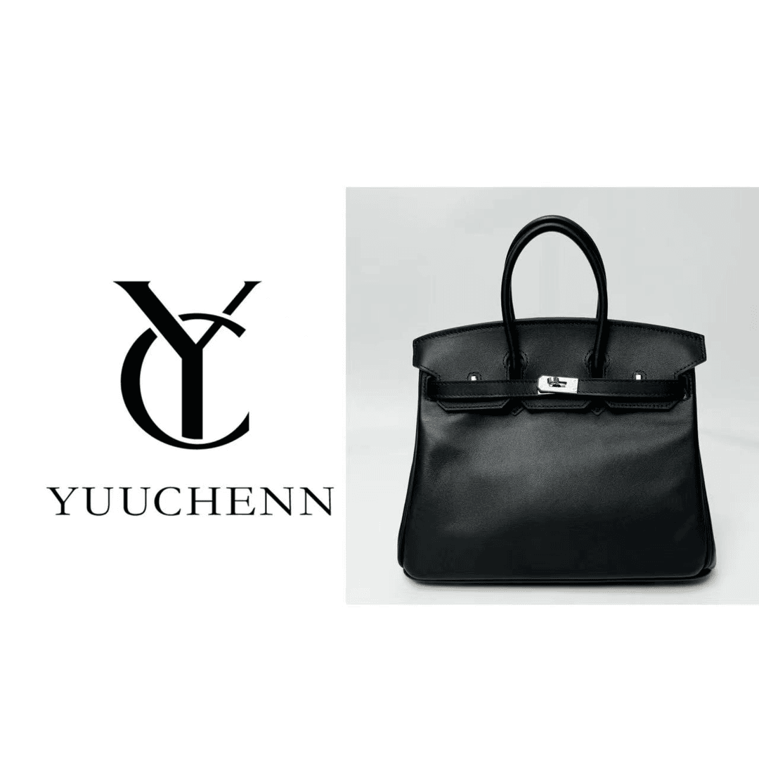 YUUCHENN“中古铂金”25cm原创设计高定真皮包 HH1704