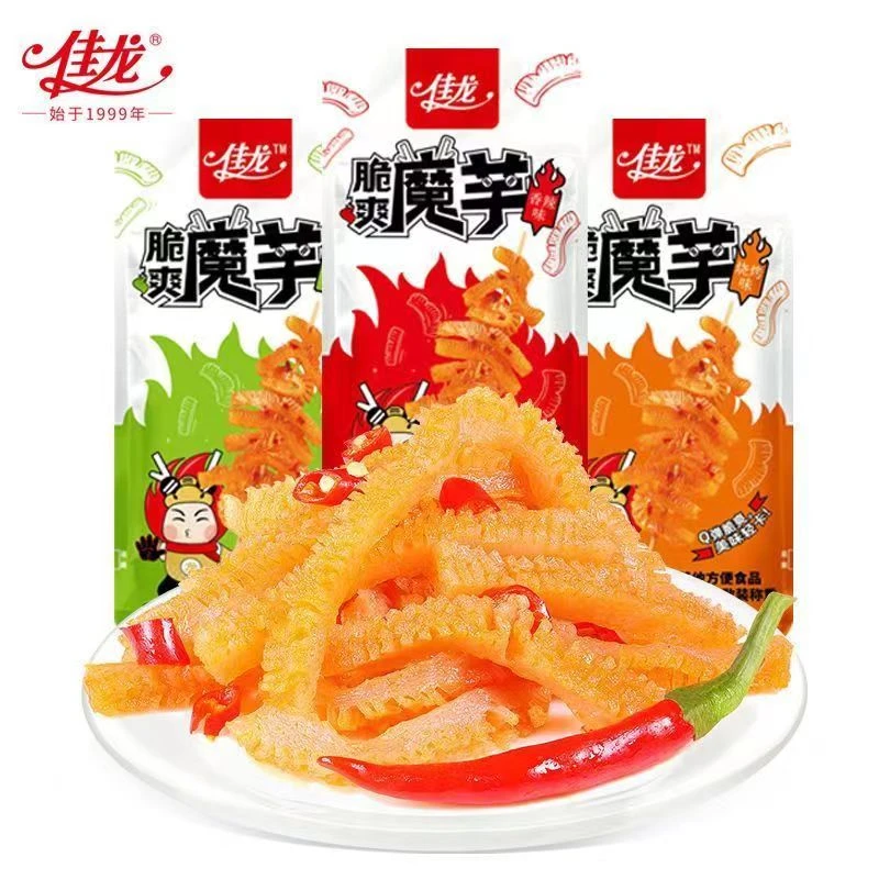 佳龙脆爽魔芋爽20包香辣泡椒魔芋爽素毛肚馋魔芋下饭小吃休闲零食