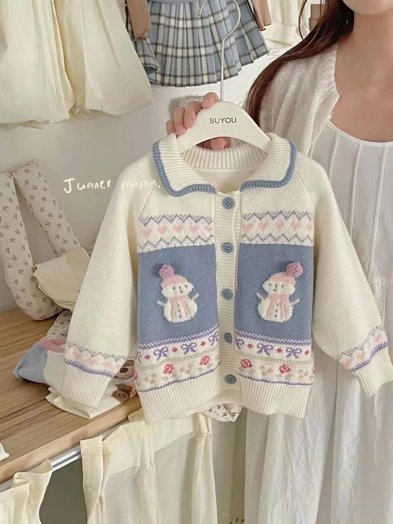 770超绝爆款雪人毛衣可爱萌娃