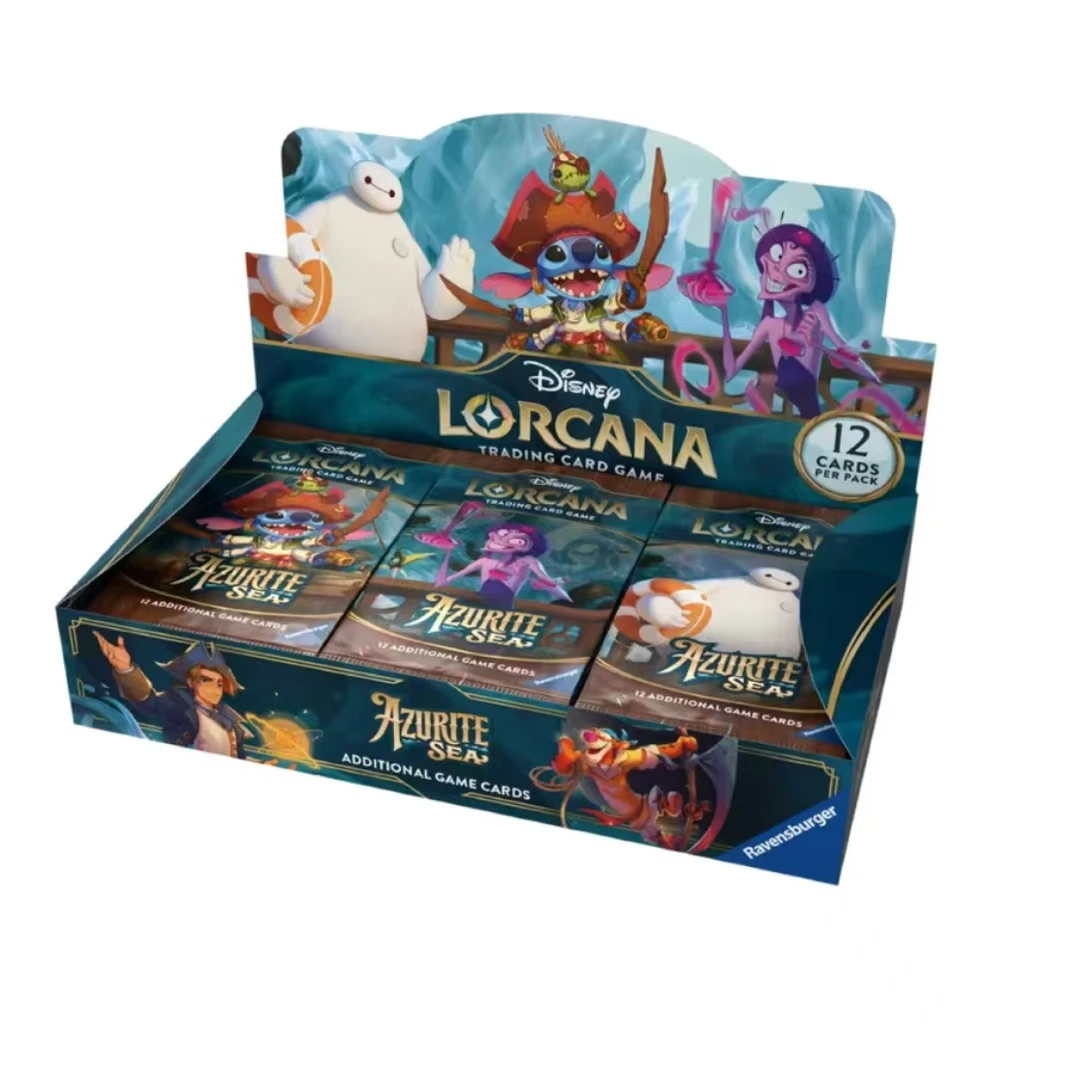 【拆盒】 tcg LORCANA 第六弹  蓝晶石海 潮流玩具卡片盲