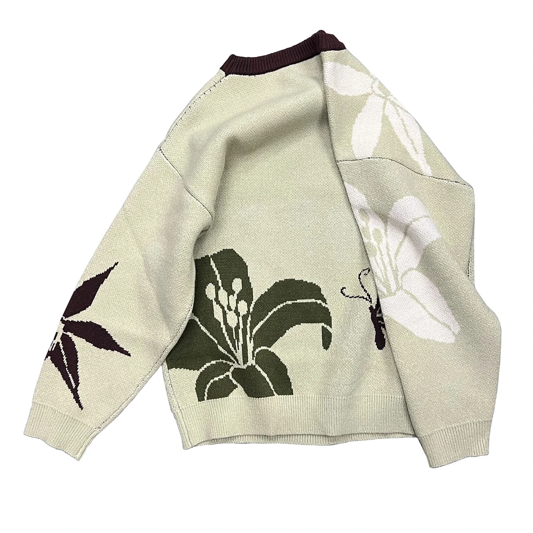 APRIORITY先验 抗起球安迪绒鲜花毛衣