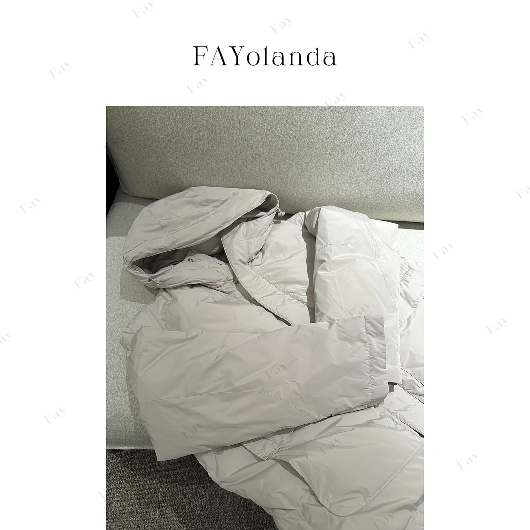FAY | 95标大口袋连帽鹅羽绒服（2H1182）