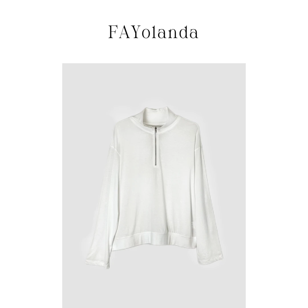 FAY｜半拉链薄长袖（2H1039）