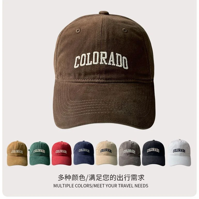 咖啡深顶大头围棒球帽女秋冬百搭字母磨毛帽子显脸小大码鸭舌帽男