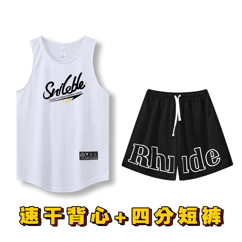 【篮球运动背心套装】训练跑步健身运动比赛服运动投速干篮球套装