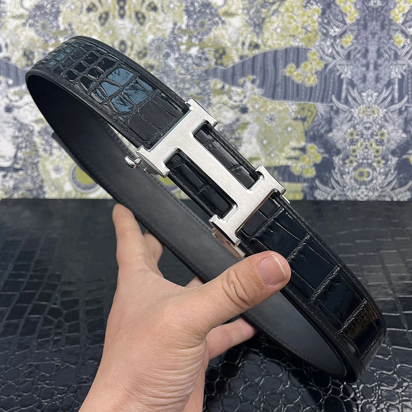 （皮带套装）男士真皮3.5皮带自动扣皮带高档休闲黑色韩版商务百搭