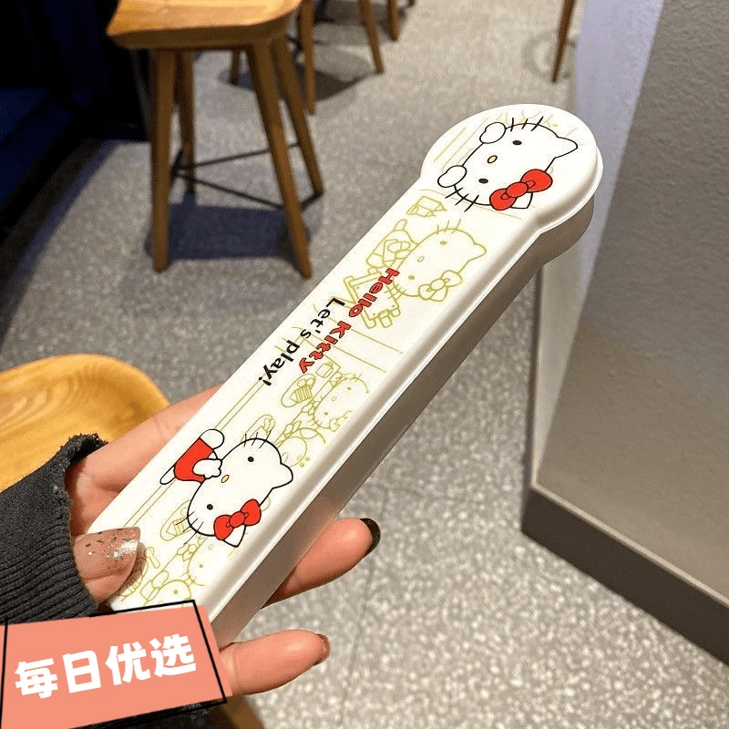 单人餐具ins高颜值筷勺叉盒松弛感干净带盒子学生上班族不锈钢餐