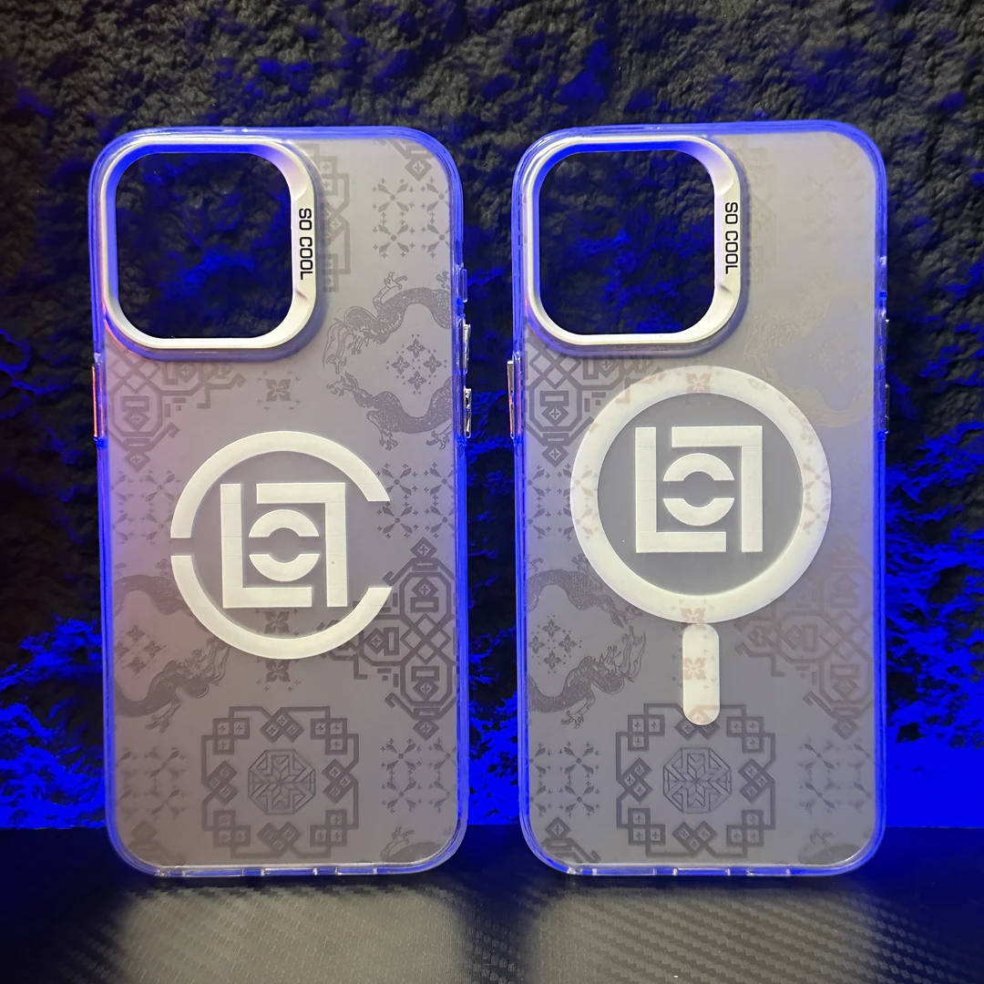 磁吸CLOT陈冠希白丝绸适用iphone15/14/13/12/11苹果promax手机壳