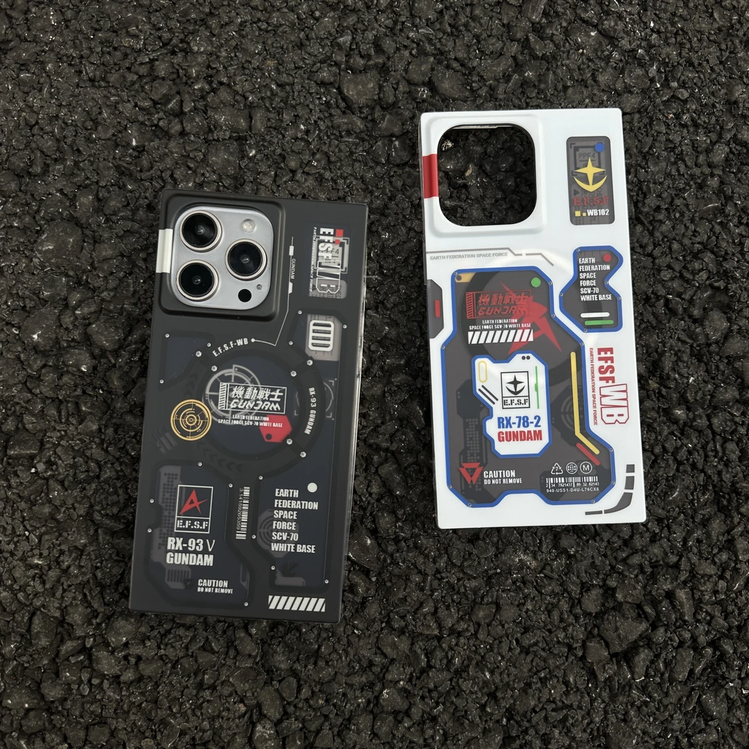 磁吸创意方形机动战士高级感适用苹果16iphone15promax14手机壳13