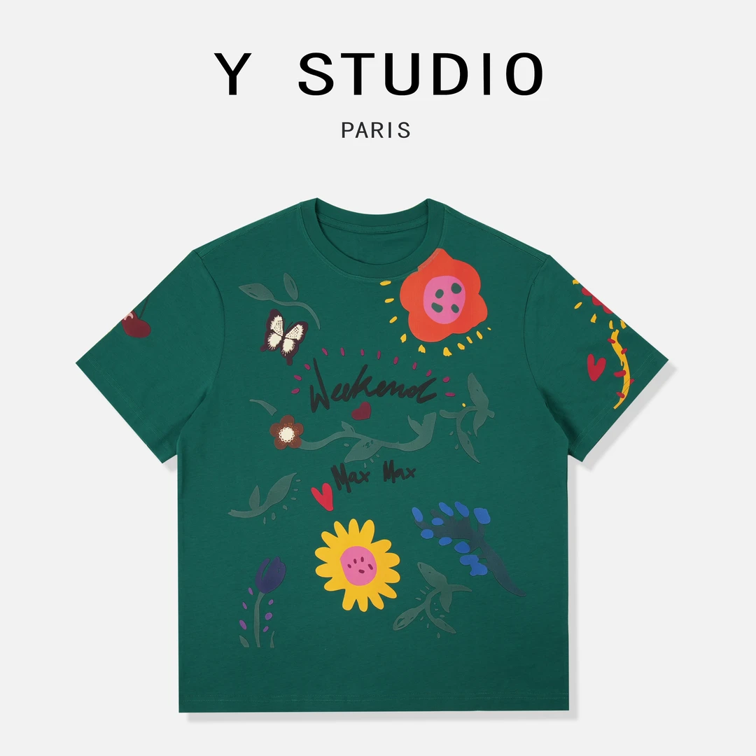 【大妮专属】（茂盛丛林）2024夏季时尚简约百搭宽松短袖T恤