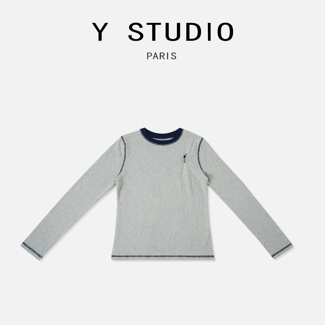 【大妮专属】（命运之轮）2024潮流设计百搭款简约女款修身长袖T恤