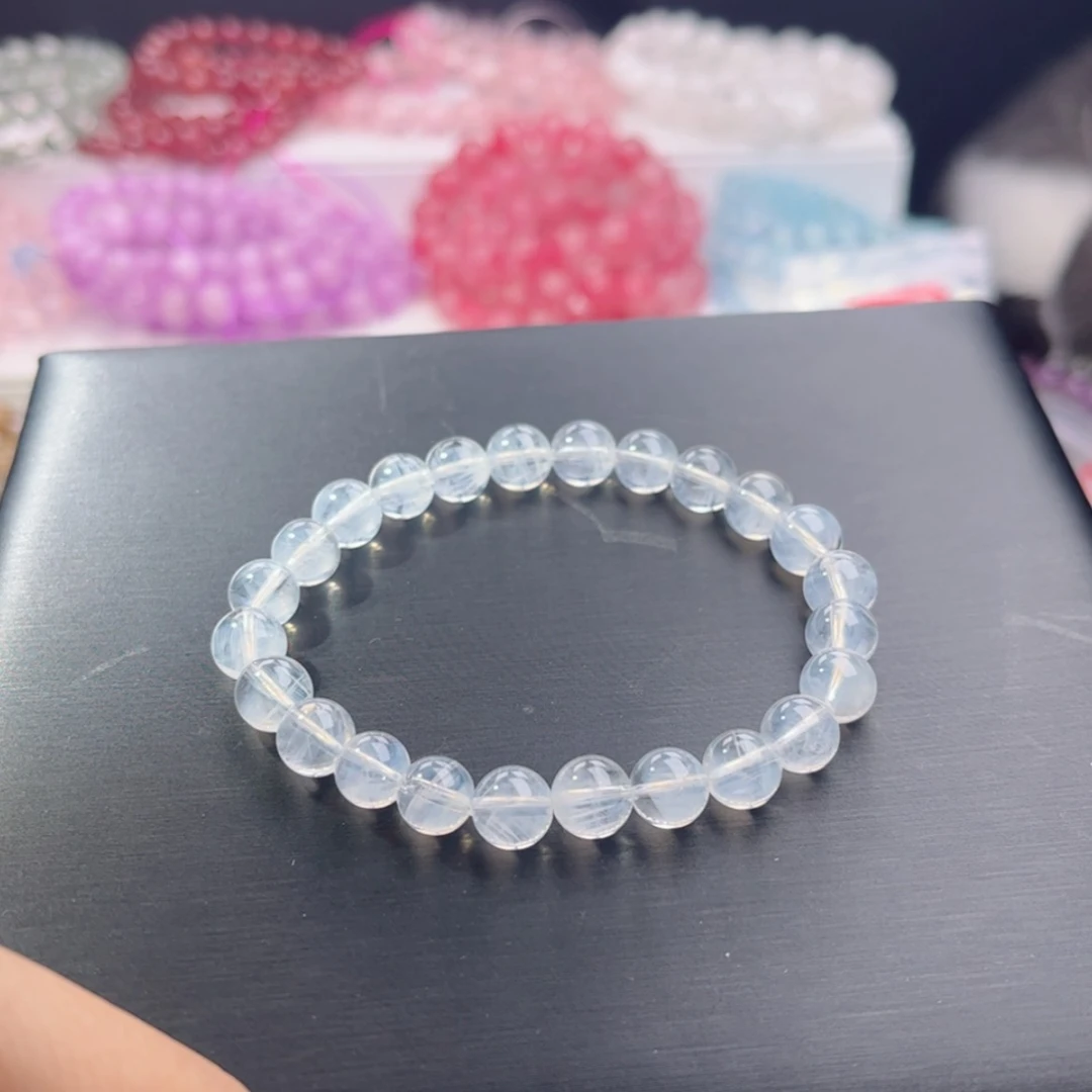 【闪购商品】水晶手串未镶嵌蓝针水晶