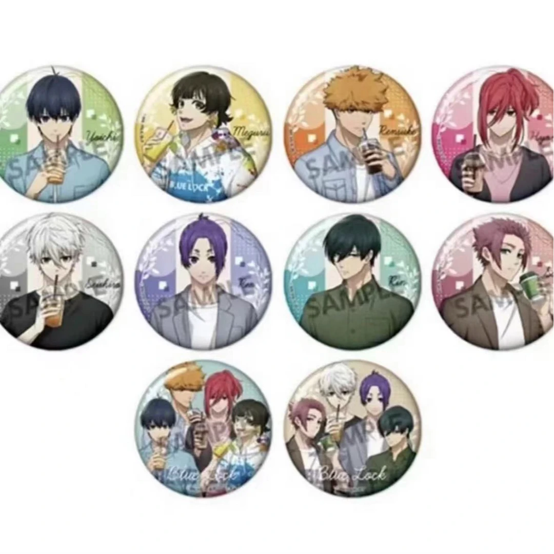 【蓝锁饮料吧唧】蓝锁蓝色监狱日常饮料吧唧徽章（盲盒代拆）