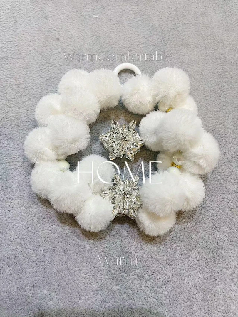 雪花 车挂钥匙包链 DIY时尚饰品 手工