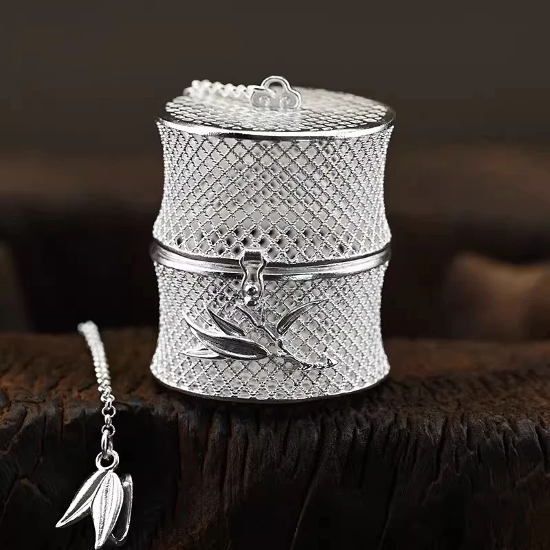 足银银制品 999纯银茶泡茶叶过滤器足银茶包滤茶网银茶漏功夫茶具