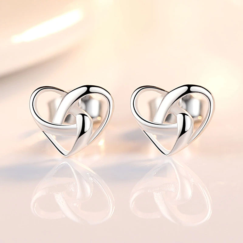 足银耳饰 999纯银耳钉女潮百搭精致简约气质养耳洞防过韩版网红