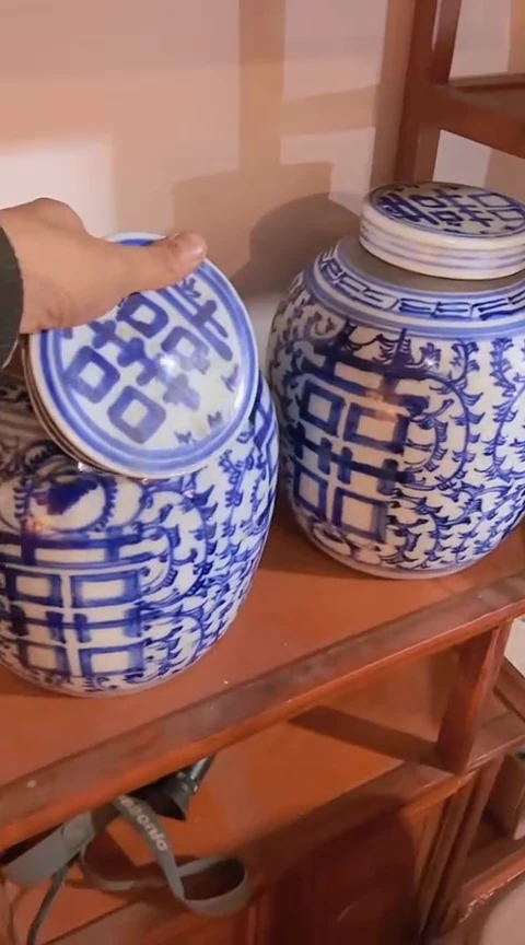 【闪购商品】密胺无瓷喜罐一对1