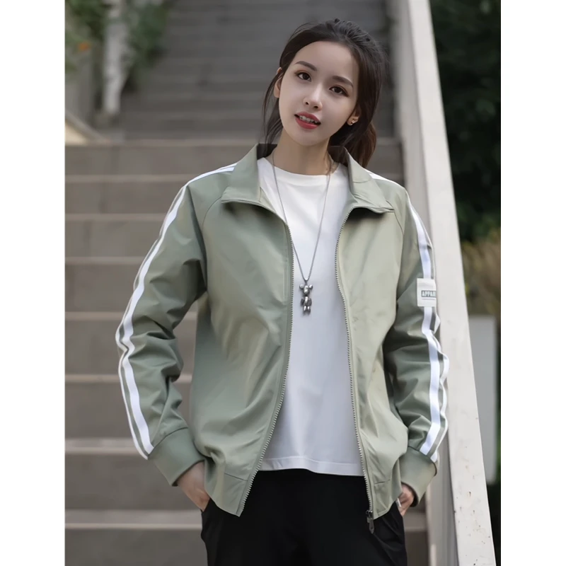 2025新款春秋季立领夹克男士韩版简约风秋季休闲时尚外套男款上衣