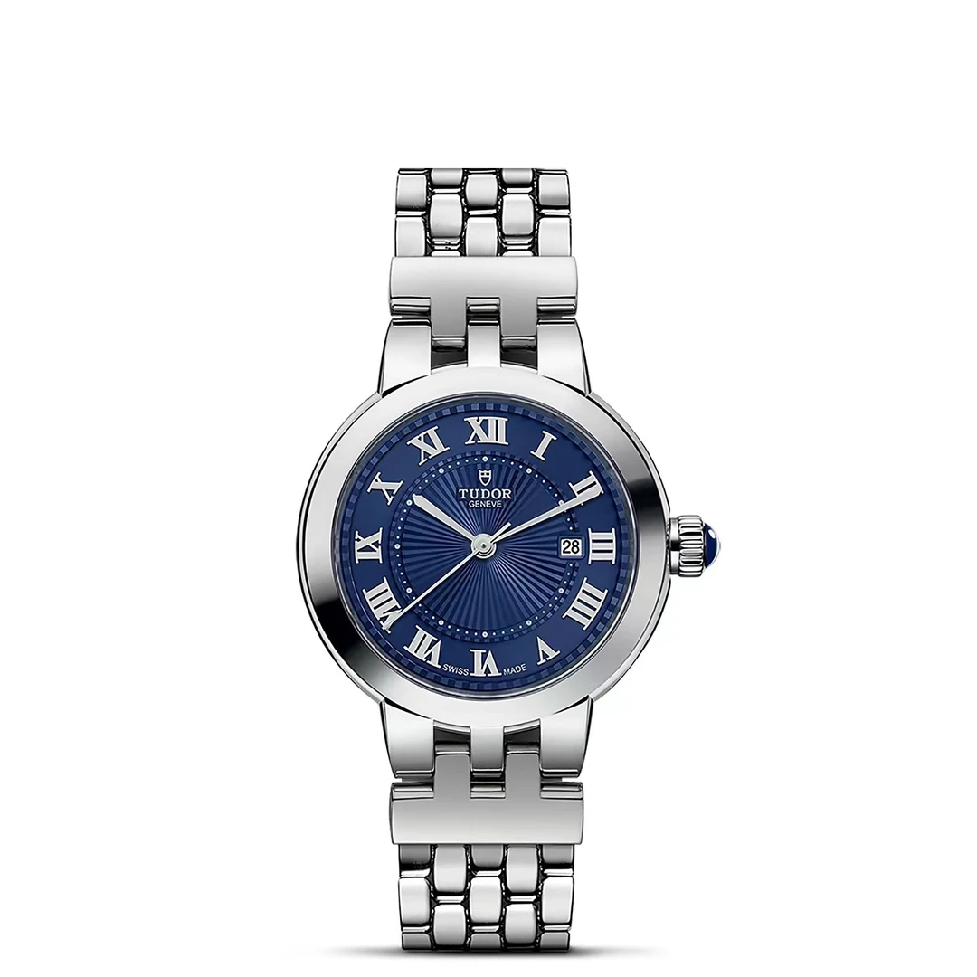全新未使用 TUDOR/帝舵 新款蓝盘玫瑰罗马/M35500-0009/30mm/机械