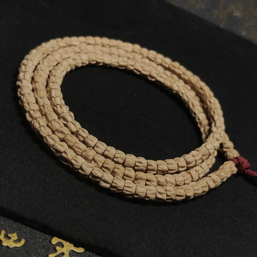 柏香籽经典直切龙脊顺纹“战鼓”6+mm108长串