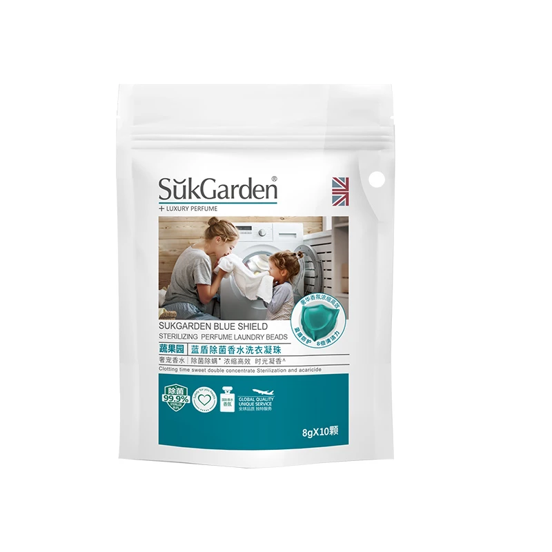 蔬果园蓝盾除菌香水洗衣凝珠