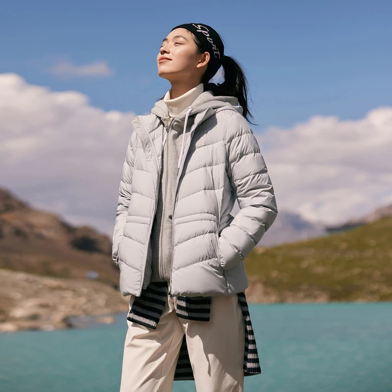 KOLONSPORT可隆羽绒夹克女户外运动保暖轻量羽绒衣徒步露营羽绒服