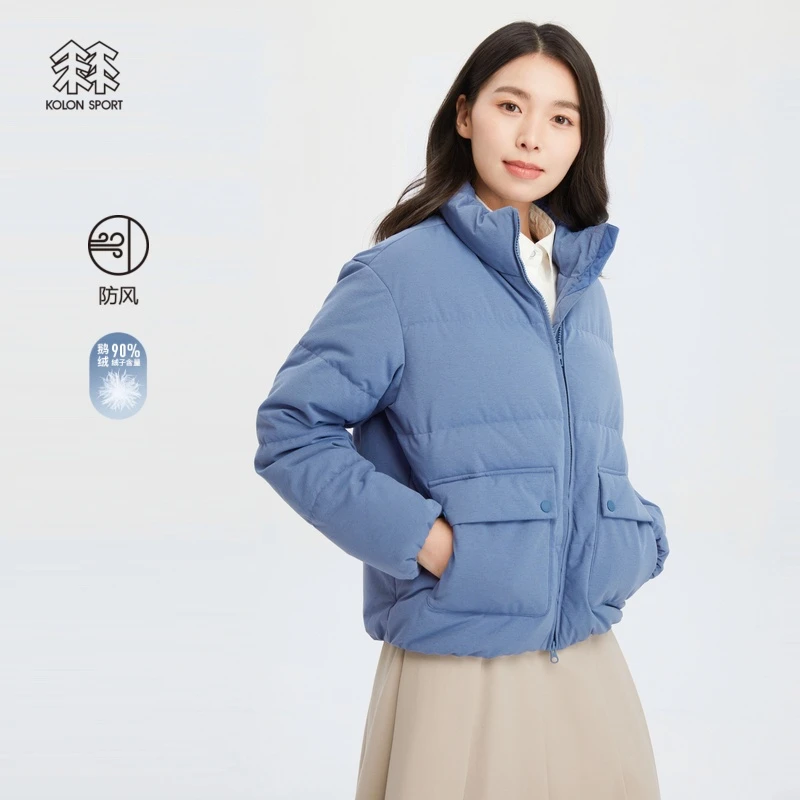 【SECO系列】KOLON SPORT可隆羽绒夹克女户外防风鹅绒中量羽绒服