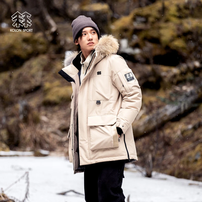 KOLON SPORT可隆鹅绒服户外戈尔防泼水Antarctica系列防风羽绒衣