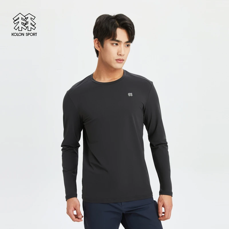 KOLON SPORT可隆户外休闲衣S-FUNCTIONAL圆领打底长袖内搭运动T恤