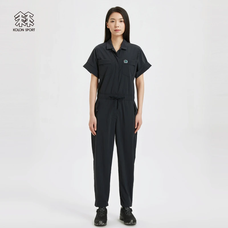 KOLON SPORT可隆连体衣女款NOACH环保运动休闲衣户外徒步露营衣服