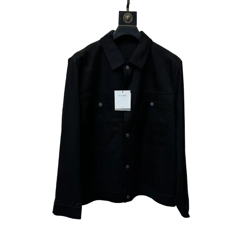 2023秋季新款男士翻领外套夹克22284