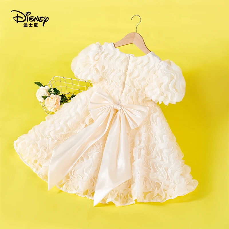 Disney/迪士尼【晴空】夏季公主裙女童连衣裙泡泡袖甜美女孩108