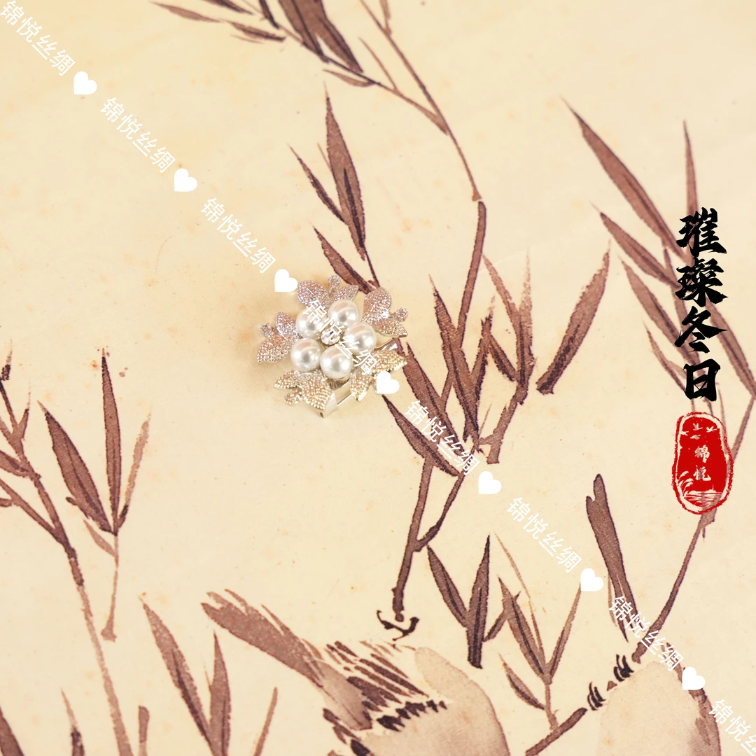 铜合金胸针 【耀阳-璀璨冬日】耀阳夫妇专属精致优雅-J185