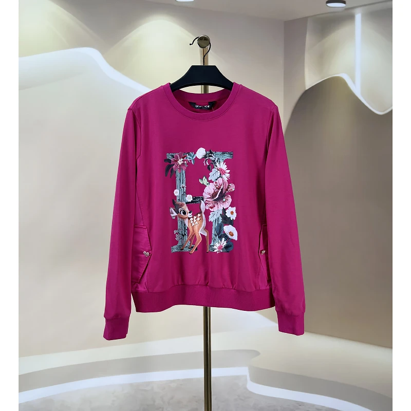 秋冬新款洋气时尚休闲百搭运动上衣 赫8378A