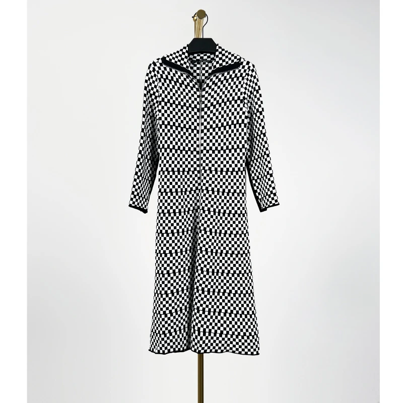 秋冬新款洋气时尚休闲百搭连衣裙 赫7101P