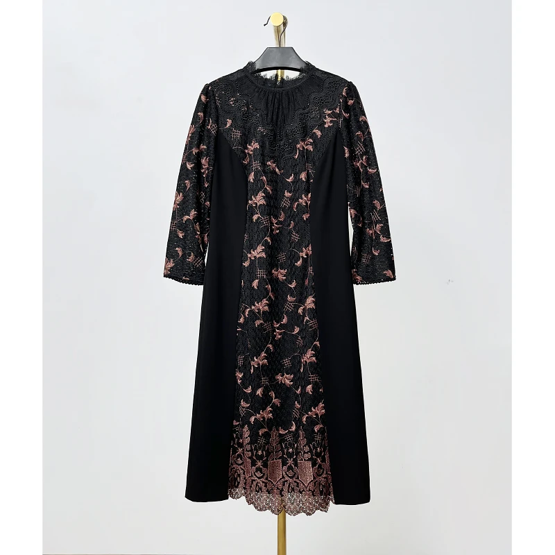 台湾品牌折扣秋冬新款连衣裙  贝8093P