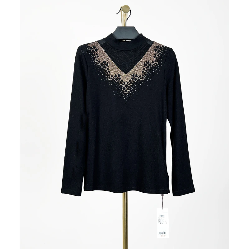 妈妈洋气卫衣秋冬新款台湾品牌高端上衣 绮8887C