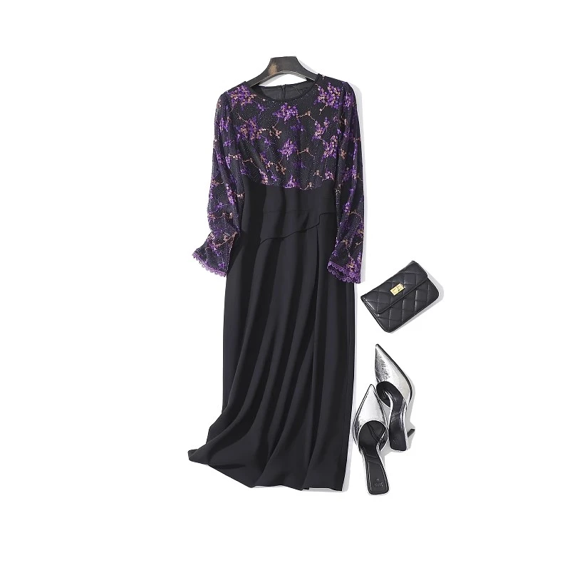 台湾品牌折扣秋冬新款连衣裙 贝8031P