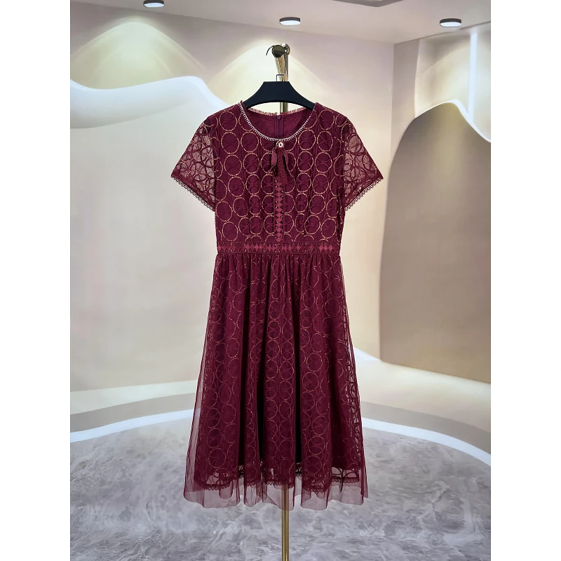 春夏新款时尚优雅连衣裙 乐2274H