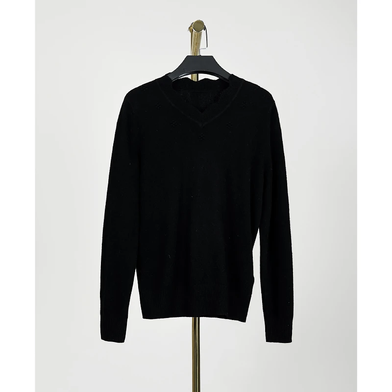 妈妈端庄大气毛衣秋冬新款台湾品牌上衣 绮2230C